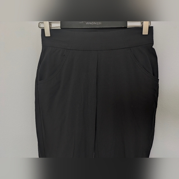 Columbia Omni-Shield Ankle Skinny Stretchy Pants Womens S/P Black Mid Rise - Picture 3 of 11